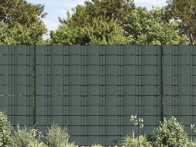 vidaXL aia privaatsuskate, PVC 70 x 0,19 m, roheline