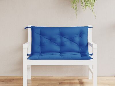 vidaXL aiapingi istmepadjad 2tk, kuninglik sinine, 100x50x7 cm, kangas