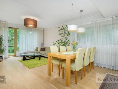 Suure terrassiga! 2 parkimiskohta majaaluses garaažis!