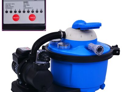 vidaXL liiva filterpump taimeriga 450 W 25 l