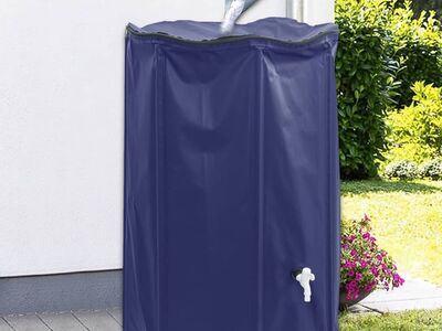 vidaXL kraaniga veepaak, kokkupandav, 1000 l, PVC