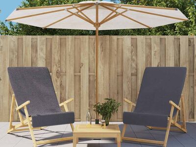 vidaXL rannarätikud 2 tk, antratsiithall, 60 x 135 cm, kangas, 400 GSM