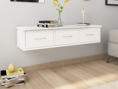 vidaXL seinasahtlid, valge 88x26x18,5 cm tehispuit