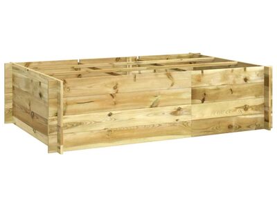 vidaXL taimelava 150 x 100 x 40 cm, immutatud puit