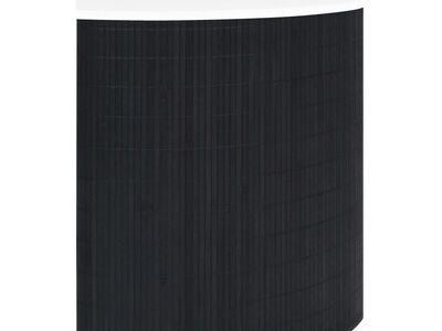 vidaXL bambusest nurga pesukorv, must 60 l