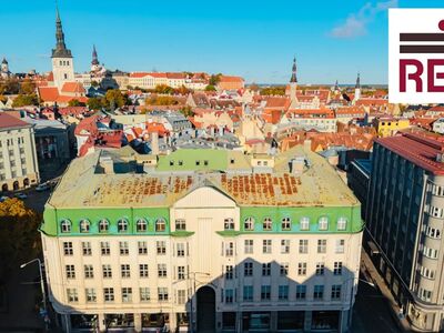 Esinduslik büroo Kesklinna ja Vanalinna piiril ajaloolises Saarineni majas!
