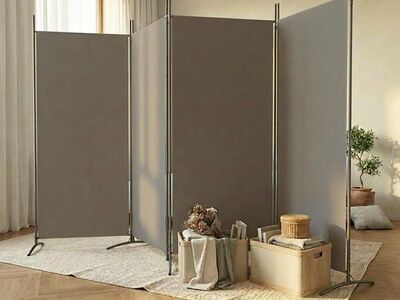 vidaXL 4-paneeliga ruumijagaja, antratsiithall, 346x180 cm, kangas