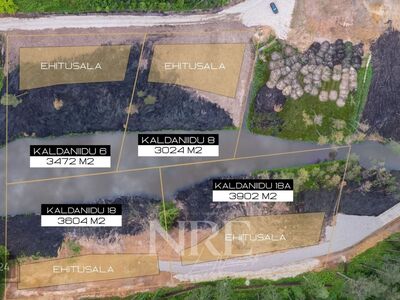3000+ m² kodukrundid Kubija paisjärve kaldal