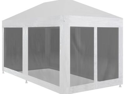 vidaXL peotelk 6 võrgust külgseinaga, 6 x 3 m