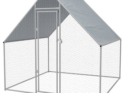 vidaXL kanapuur, tsingitud teras, 2 x 2 x 1,92 m