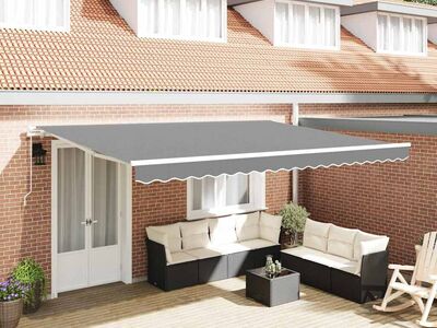 vidaXL Kailastud raam Valge 400 × 300 cm Alumiinium