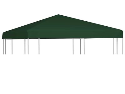 vidaXL varjualuse katus 310 g/m² 3 x 3 m, roheline