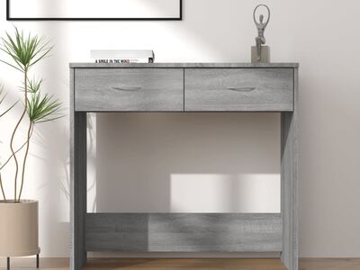 vidaXL kirjutuslaud, hall Sonoma tamm, 80 x 40 x 75 cm, tehispuit