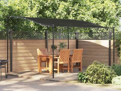 vidaXL varjualune, antratsiithall, 4 x 3 m, 180 g/m², kangas ja teras