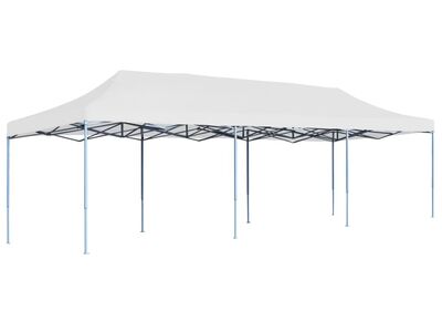 vidaXL kokkupandav pop-up peotelk, 3 x 9 cm, valge