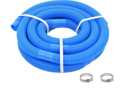vidaXL basseinivoolik klambritega 38 mm 6 m sinine