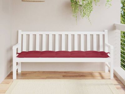vidaXL aiapingi istmepadi veinipunane, 180x50x7 cm oxford-kangas