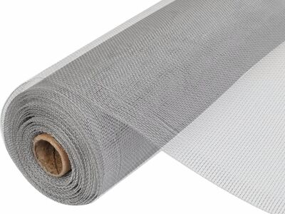 vidaXL võrkkate, alumiinium, 100 x 1000 cm, hõbedane