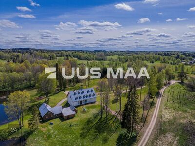 Maaküttega heas korras kivimaja + 15 ha maad!