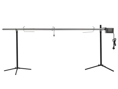 vidaXL automaatne grill, mootoriga, roostevaba teras 207 x 45 x 81 cm