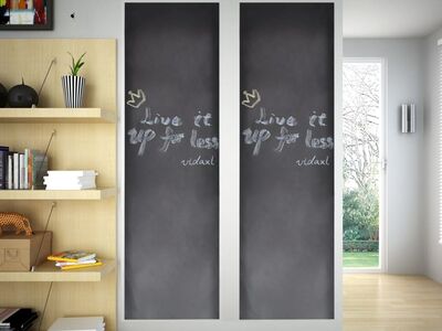 Seinakleebis tahvel 0,45 x 2 m 2 rulli, kriidid