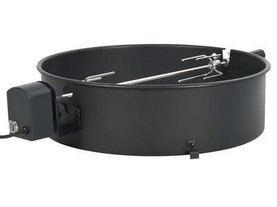 vidaXL pöörleva küpsetusvarda komplekt, 57 cm, must