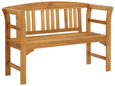 vidaXL Roosipink 1 -kohaline 114 cm Solid acacia wood Natural