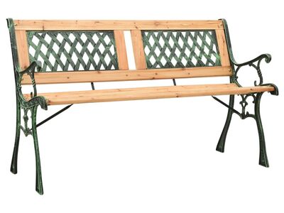 vidaXL aiapink, 122 cm, malm ja toekas nulupuit