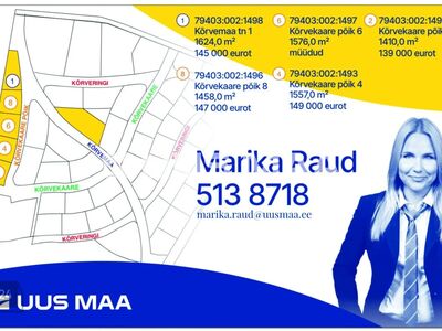 Tartu linnale lähedal,avasta Kõrveküla parimad krundid