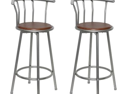 vidaXL baaripukid 2 tk pruun, teras