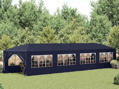 vidaXL aiatelk, 3 x 12 m, sinine
