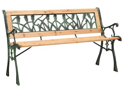vidaXL aiapink, 122 cm, malm ja toekas nulupuit