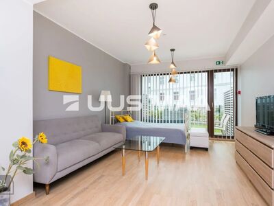 Suure terrassiga stuudiokorter südalinnas. Korter vabaneb 10.05