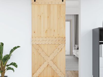 vidaXL uks, NARVIK, 90x210 cm, männipuit