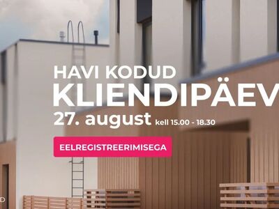 Kliendipäev, 27. august kell 15-18.30