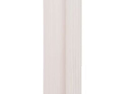 vidaXL kahepoolne piirdeaed 90 x 400 cm, valge