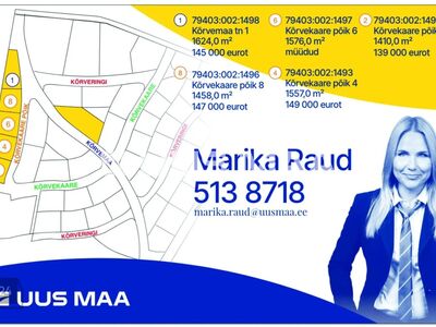 Tartu linnale lähedal,avasta Kõrveküla parimad krundid