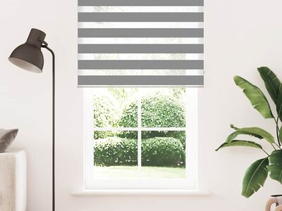vidaXL Sebraruloo 120,9 x 230 cm, kangas, laius 116,7 cm, hall