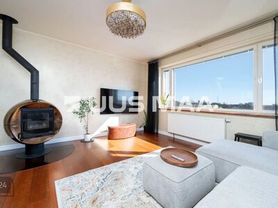 Penthouse + privaatne katuseterass. Ainus korter korrusel. Saun.