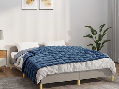 vidaXL raskustekk sinine 138x200 cm 10 kg kangas