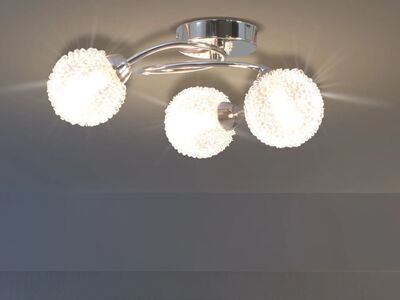 vidaXL laelamp 3 G9 pirnile, 120 W