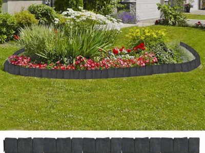 vidaXL plastist aia / muru kiviääris 41 tk 10 m