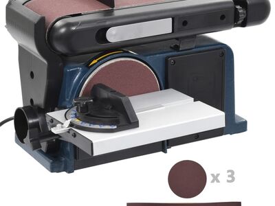 vidaXL elektriline ketas- ja lintlihvija 370 W 150 mm