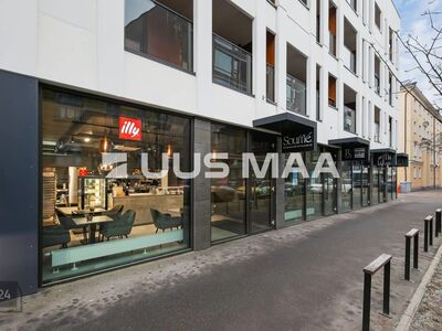 Väga hea nähtavusega äripind / Garaažikoht, suur panipaik hinnas