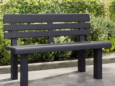 vidaXL aiapink, antratsiithall, 110 x 52 x 71 cm, polüpropüleen