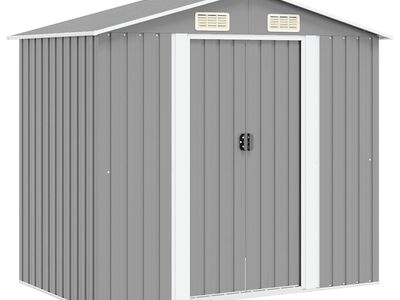 vidaXL aiakuur metallist 204 x 132 x 186 cm hall