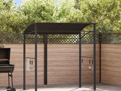 vidaXL grilli varikatus 215 x 150 x 220 cm, antratsiithall, teras