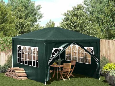 vidaXL peotelk 3 x 4 m, roheline