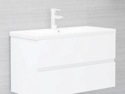 vidaXL valamukapp, valge, 80 x 38,5 x 45 cm, tehispuit