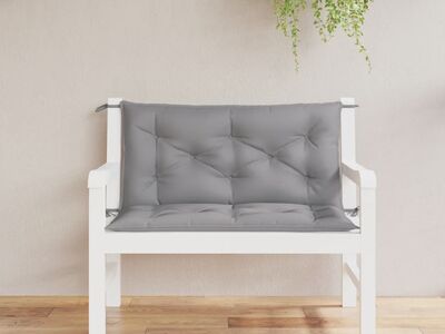 vidaXL aiapingi istmepadjad 2 tk, hall, 100x50x7 cm, oxford-kangas